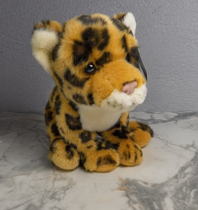 Peluş Leopar Oyuncak – Yumuşak ve Sevimli Vahşi Dost