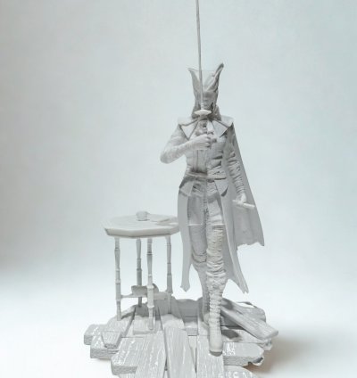 Bloodborne Avcısı 3D Baskı Figür – Gotik Korku Temalı Koleksiyon Objesi