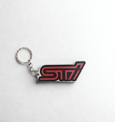 Subaru STI Logolu 3D Anahtarlık – Drift Ruhu Cebinde!