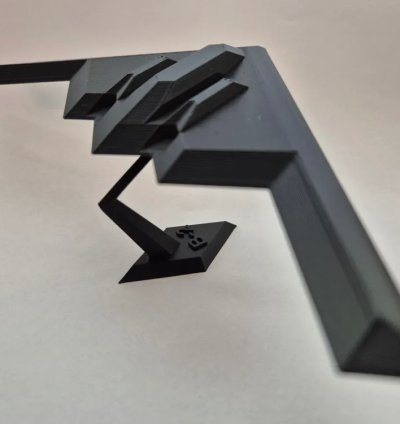 B-2 Spirit 3D Baskı Uçak Modeli – Stealth Bombardıman Uçağı Figürü