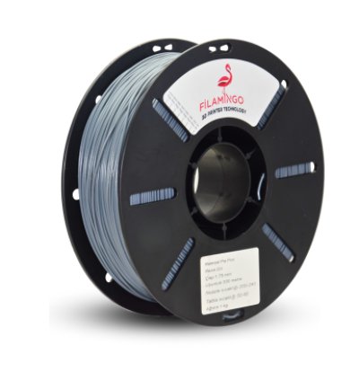 Filamingo PLA Plus Gri Filament 1.75mm 1kg