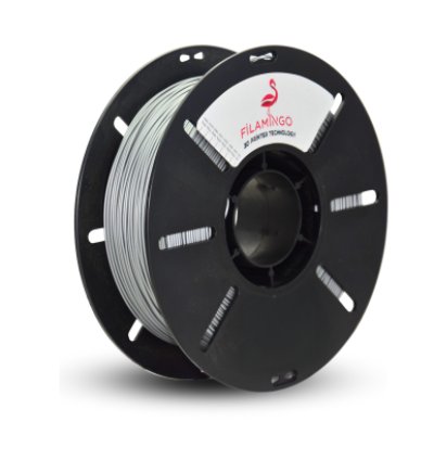 Filamingo PLA Plus Gümüş Gri Filament 1.75mm 1kg